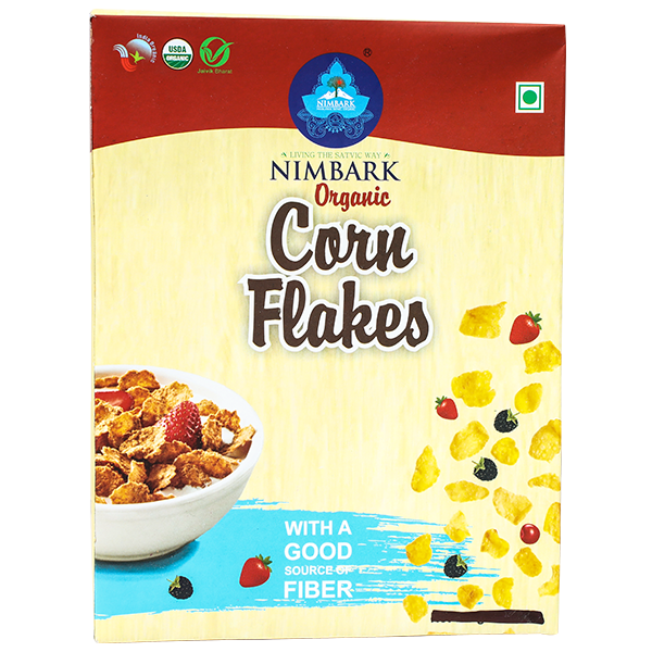Nimbark Organic Corn Flakes | Breakfast Cereals 300gm